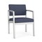 Lesro Lenox Steel Guest Chair, Denim (Blue) Seat, Denim Back, 22.5 W 24.5 L 32 H, Vinyl Seat LS1101 - alternate 1